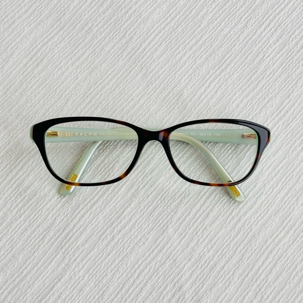 Ralph Lauren tortoise and teal Women's eyeglasses frame